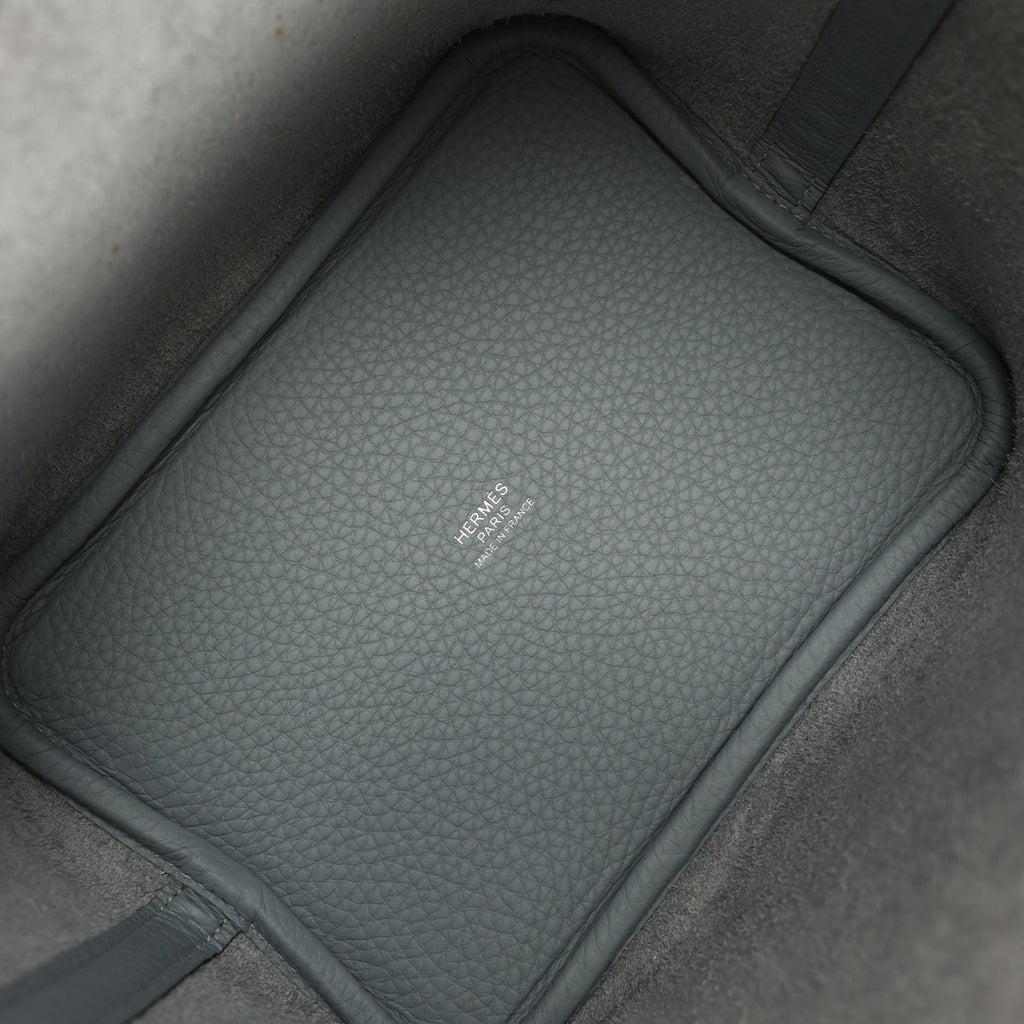 Picotin Lock 18 Gris Pantin Palladium Hardware Bag