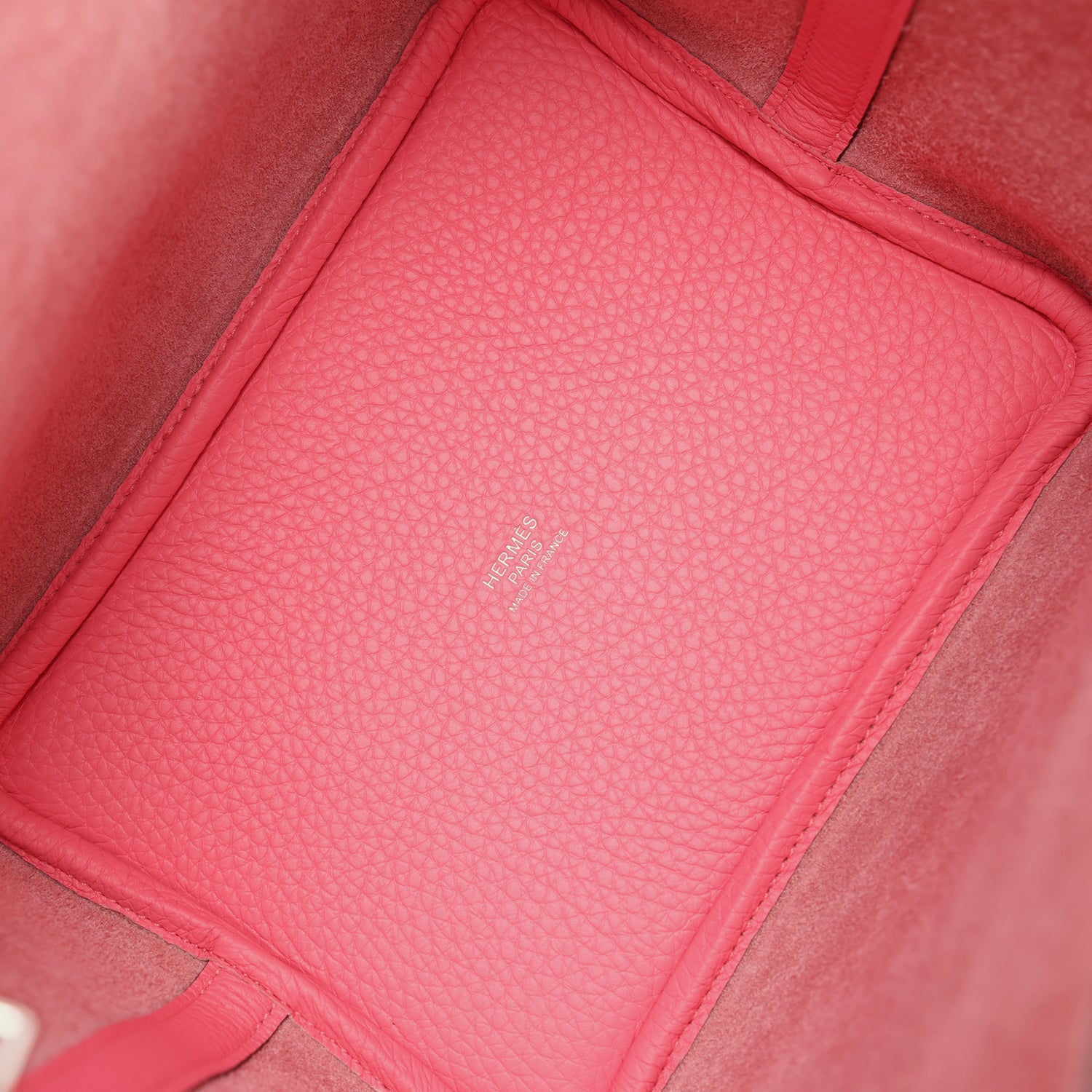 Picotin Lock 18 Rose Azalee Clemence Palladium Hardware Bag