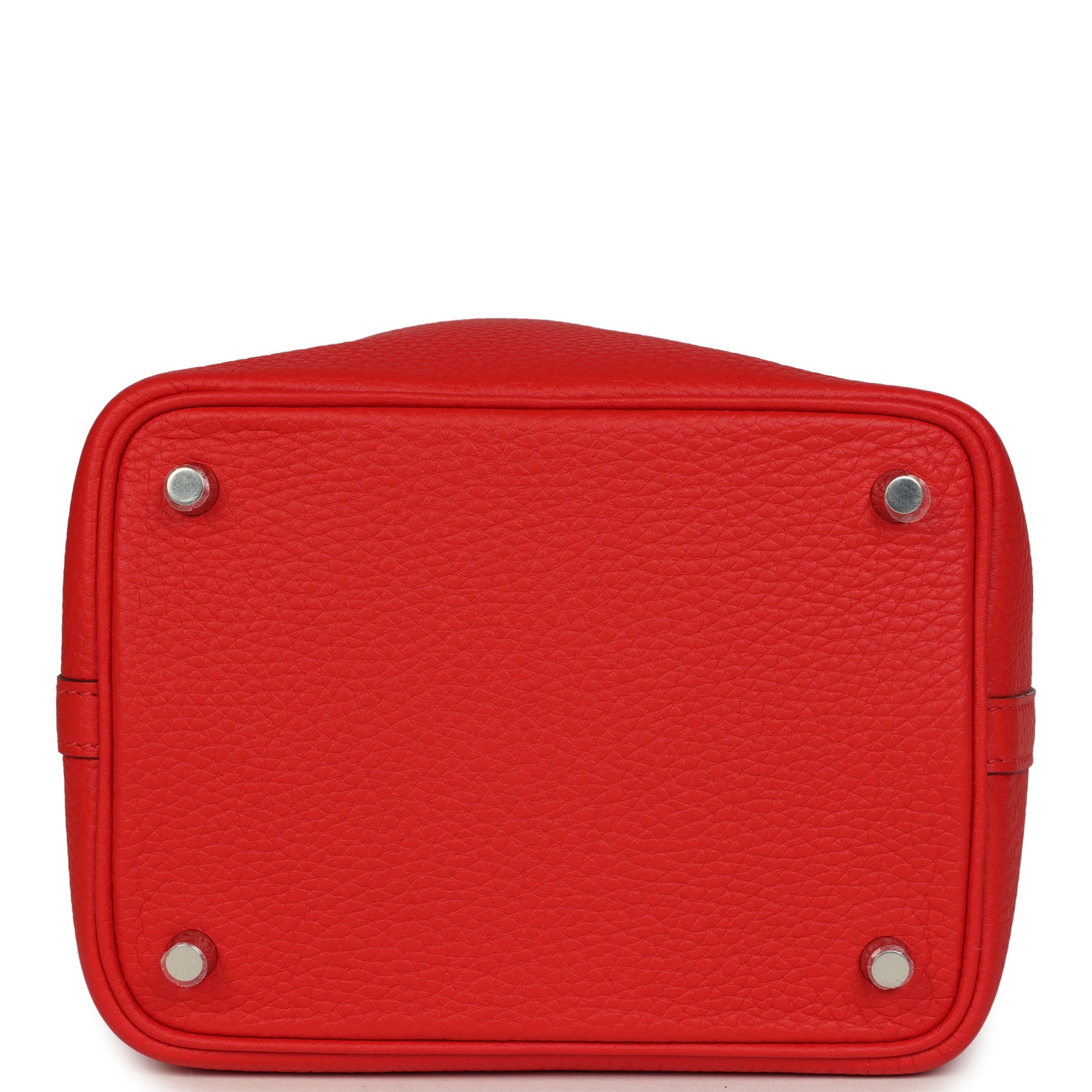 Picotin Lock 18 Rouge de Coeur Clemence Palladium Hardware Bag