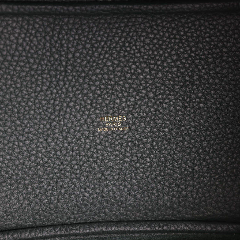 Picotin Lock 18 Vert Mangrove Gold Hardware Bag