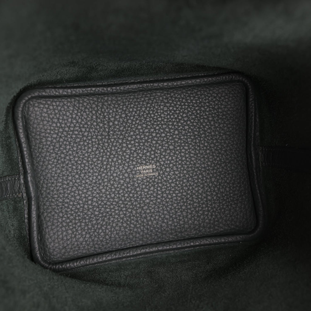 Picotin Lock 18 Vert Mangrove Gold Hardware Bag
