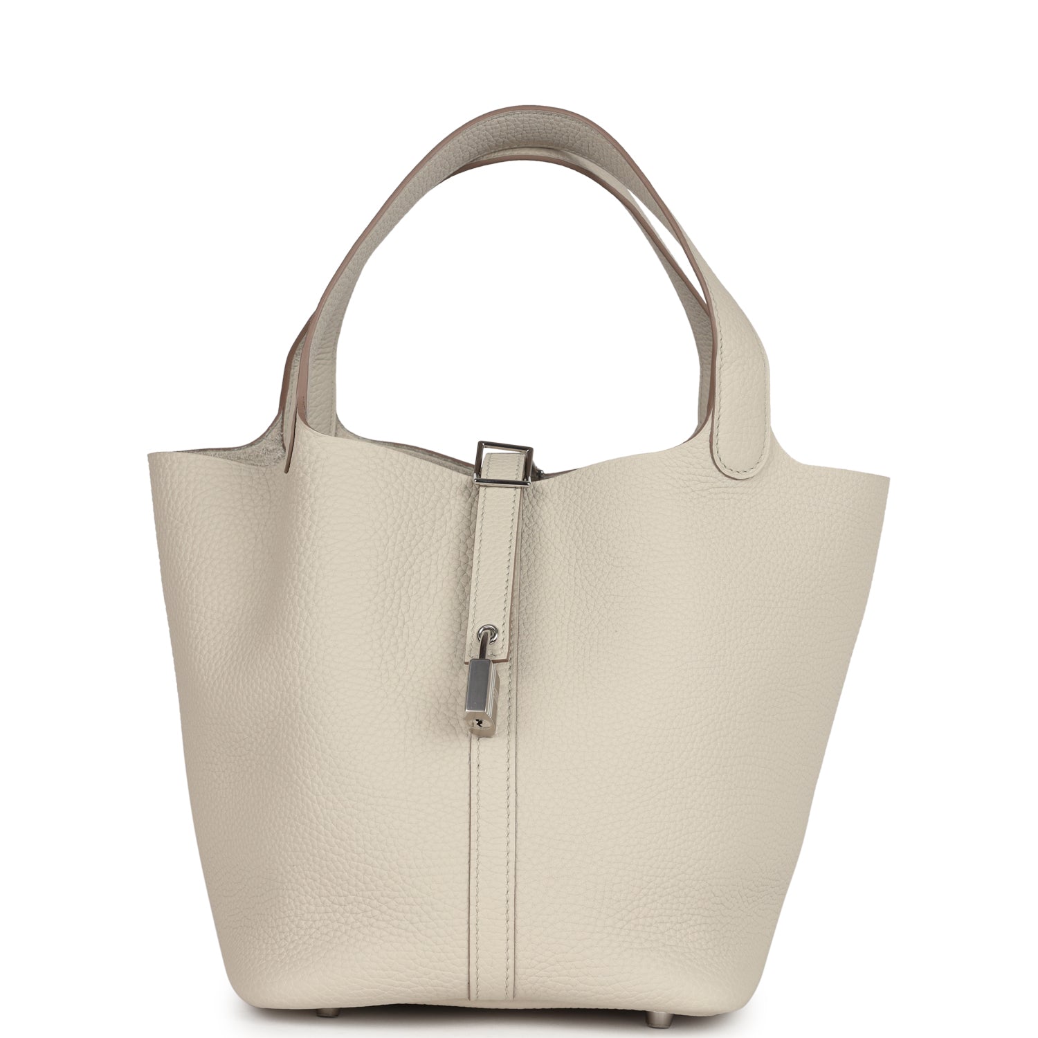 Picotin Lock 22 Beton Clemence Palladium Hardware Bag