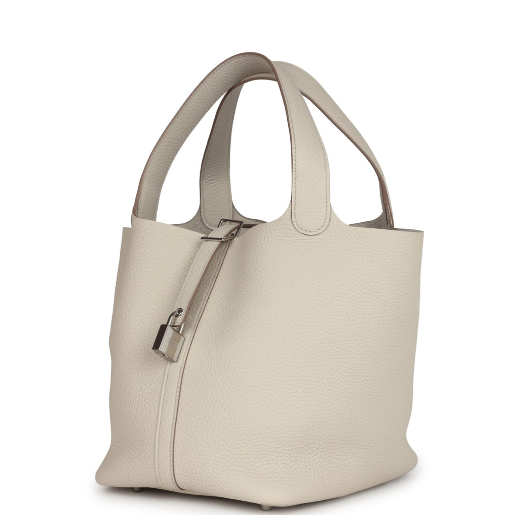 Picotin Lock 22 Beton Clemence Palladium Hardware Bag