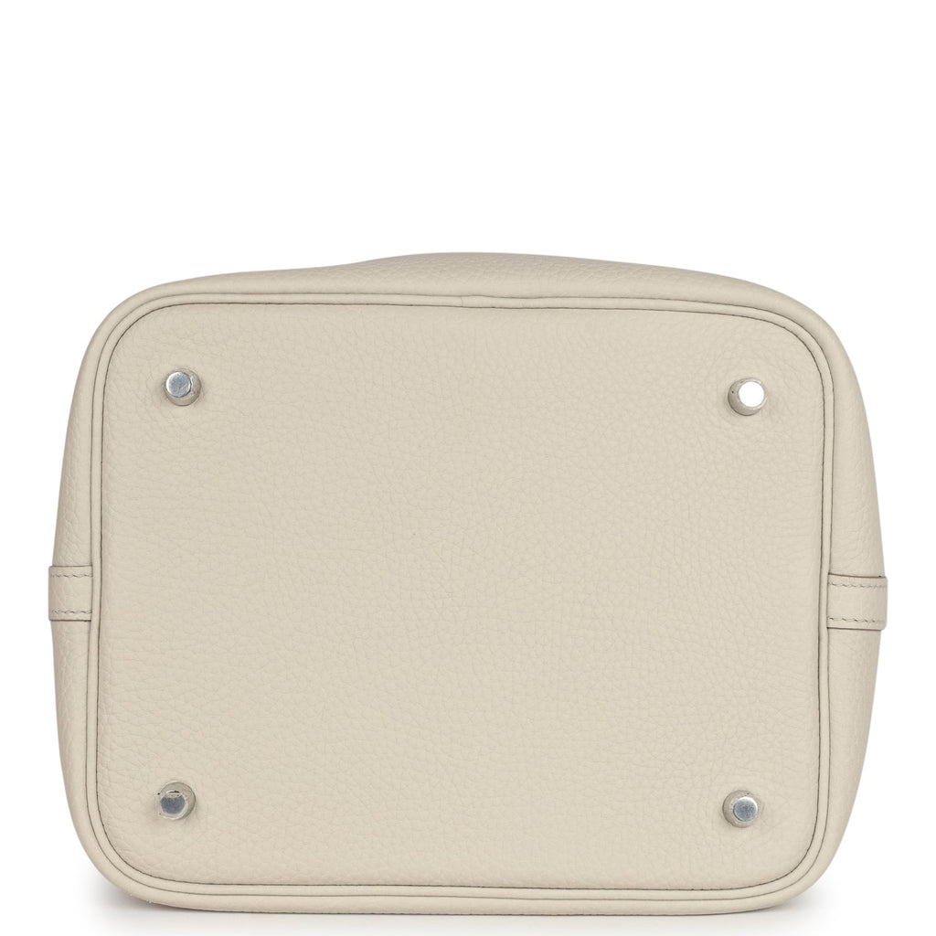 Picotin Lock 22 Beton Clemence Palladium Hardware Bag