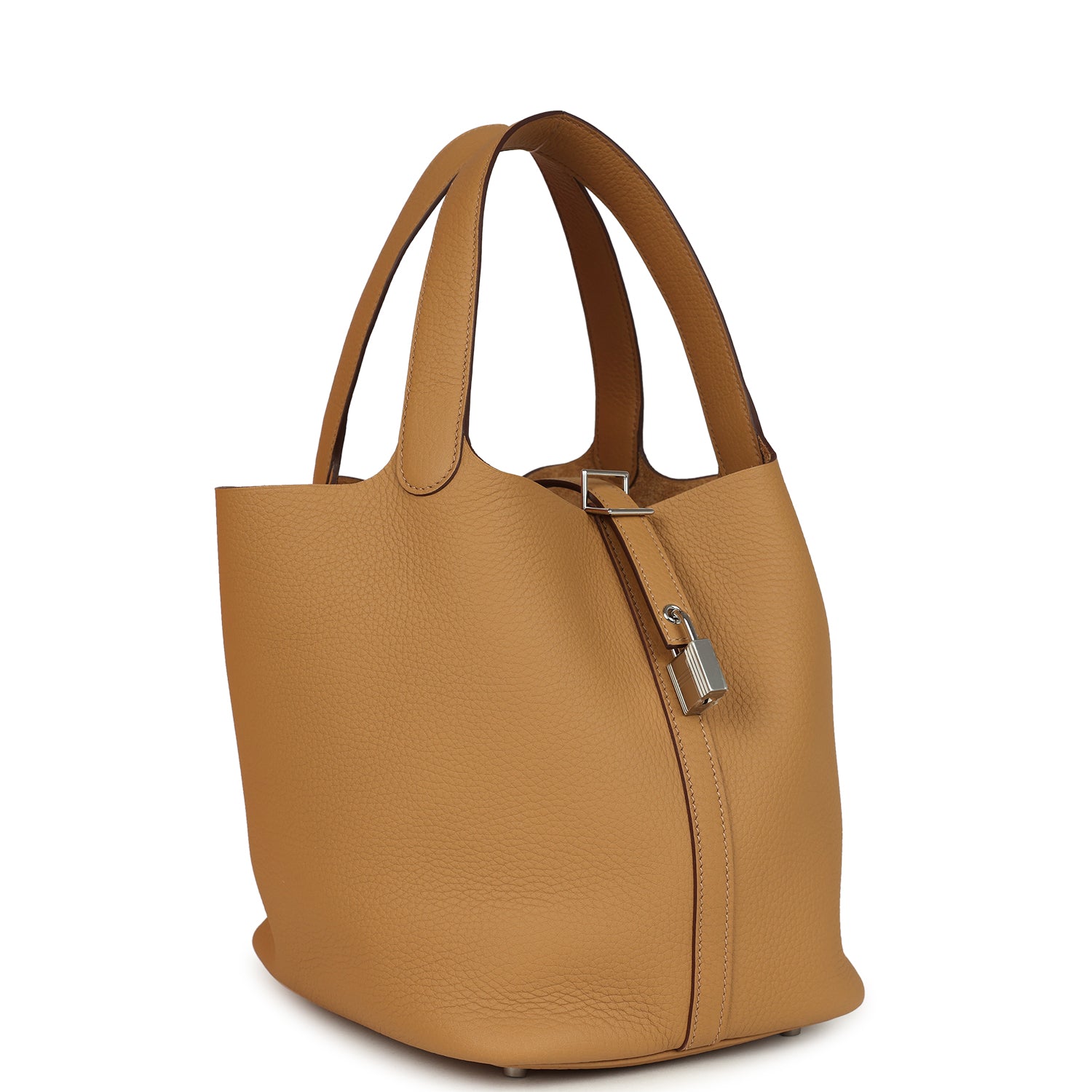 Picotin Lock 22 Biscuit Palladium Hardware Bag