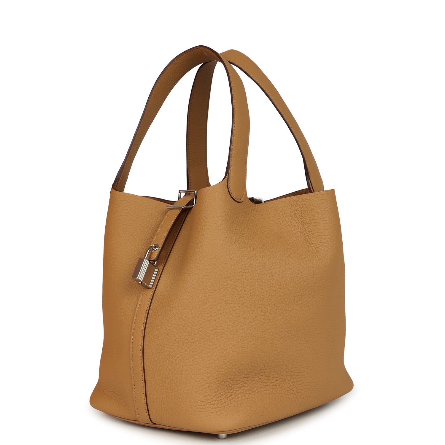 Picotin Lock 22 Biscuit Palladium Hardware Bag