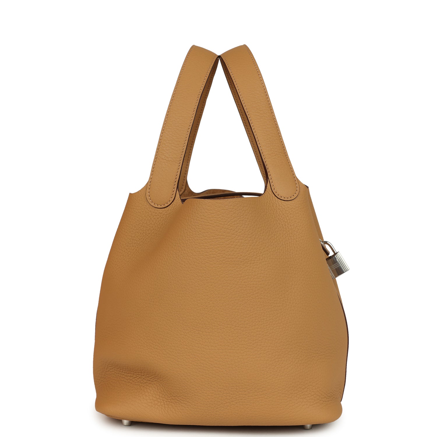 Picotin Lock 22 Biscuit Palladium Hardware Bag