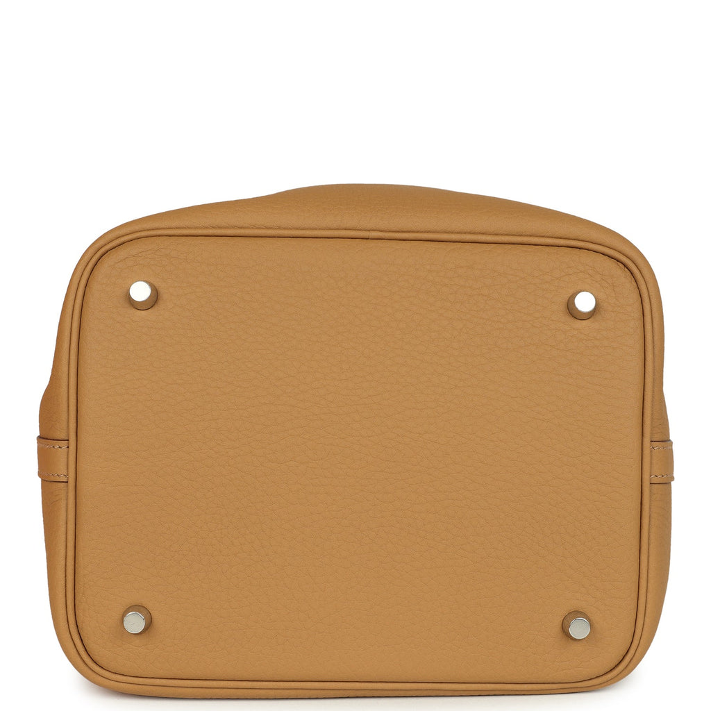 Picotin Lock 22 Biscuit Palladium Hardware Bag
