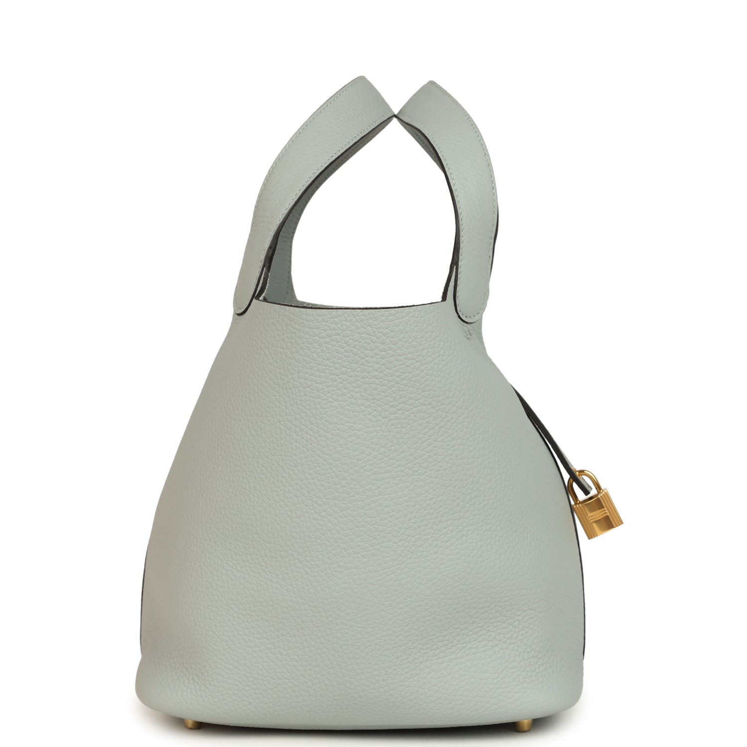 Picotin Lock 22 Bleu Glacier Gold Hardware Bag