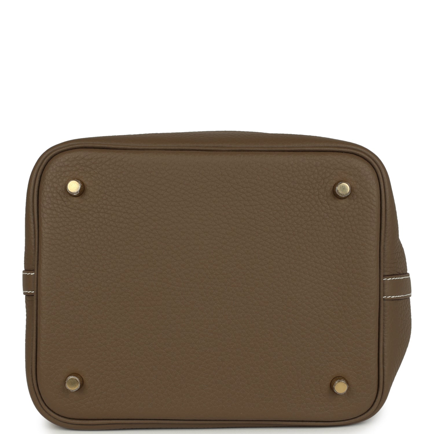 Picotin Lock 22 Etoupe Gold Hardware Bag