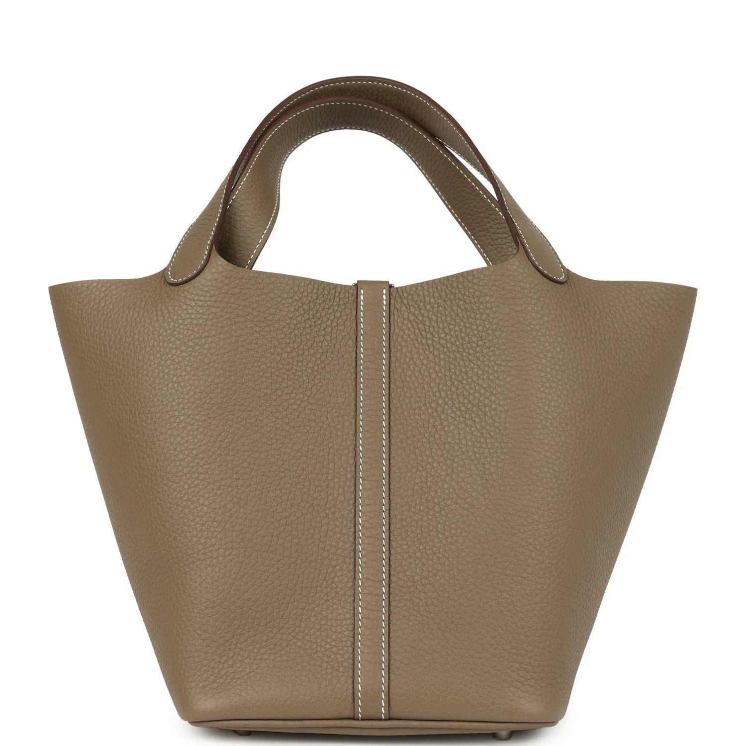 Picotin Lock 22 Etoupe Palladium Hardware Bag