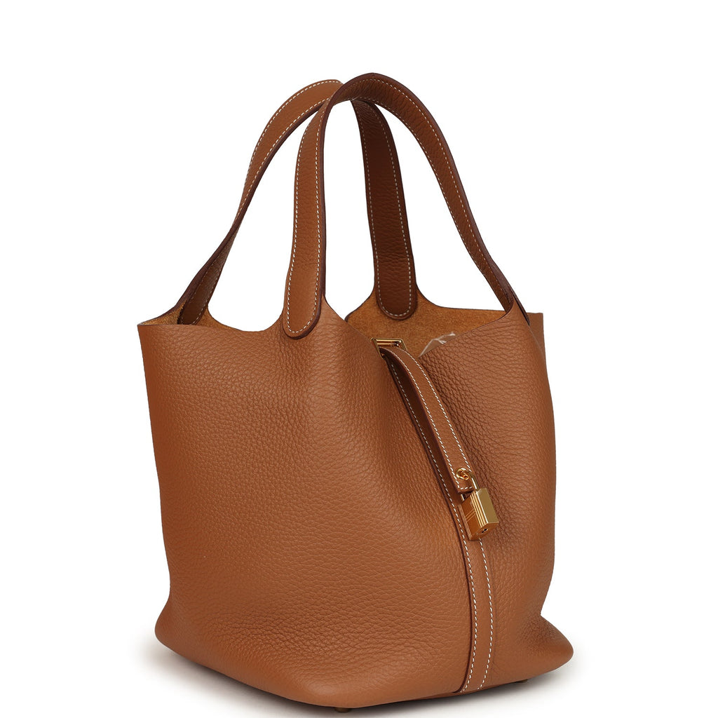 Picotin Lock 22 Gold Clemence Gold Hardware Bag