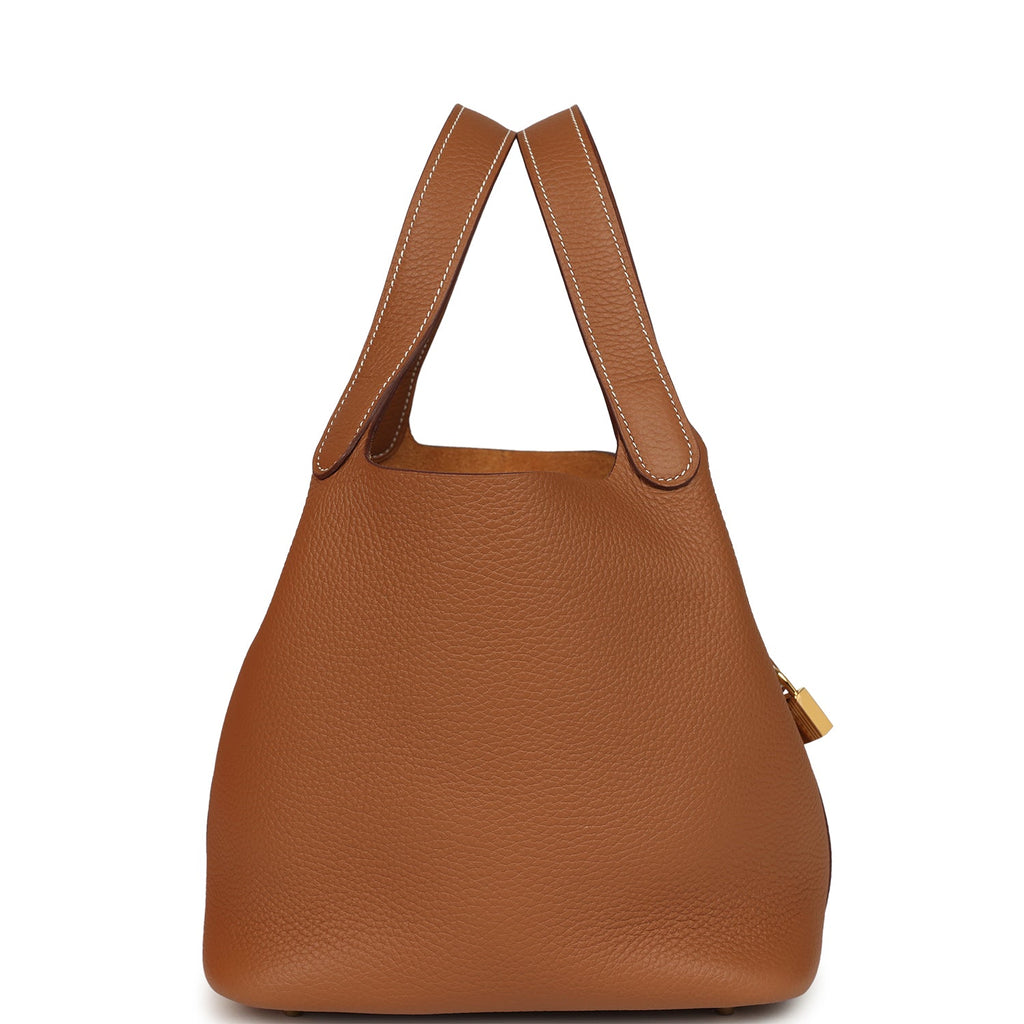 Picotin Lock 22 Gold Clemence Gold Hardware Bag