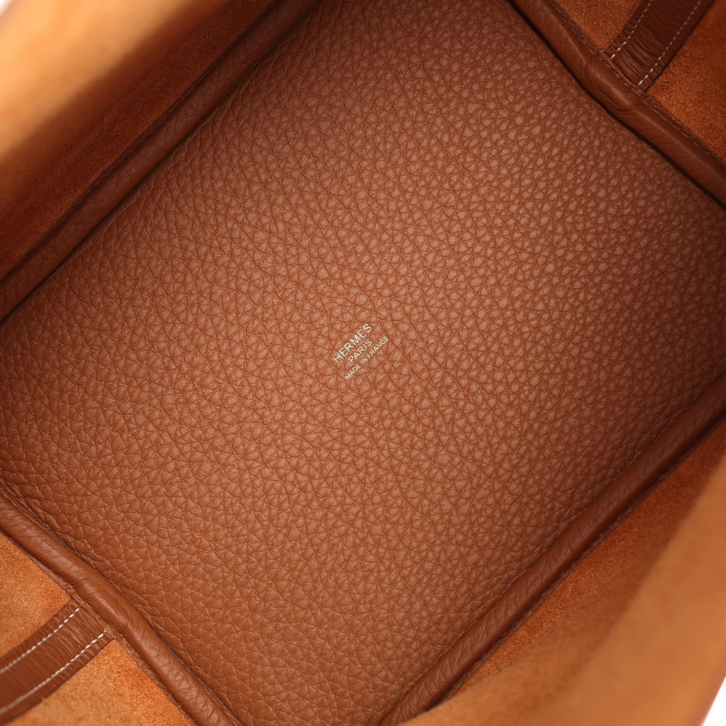 Picotin Lock 22 Gold Clemence Palladium Hardware Bag
