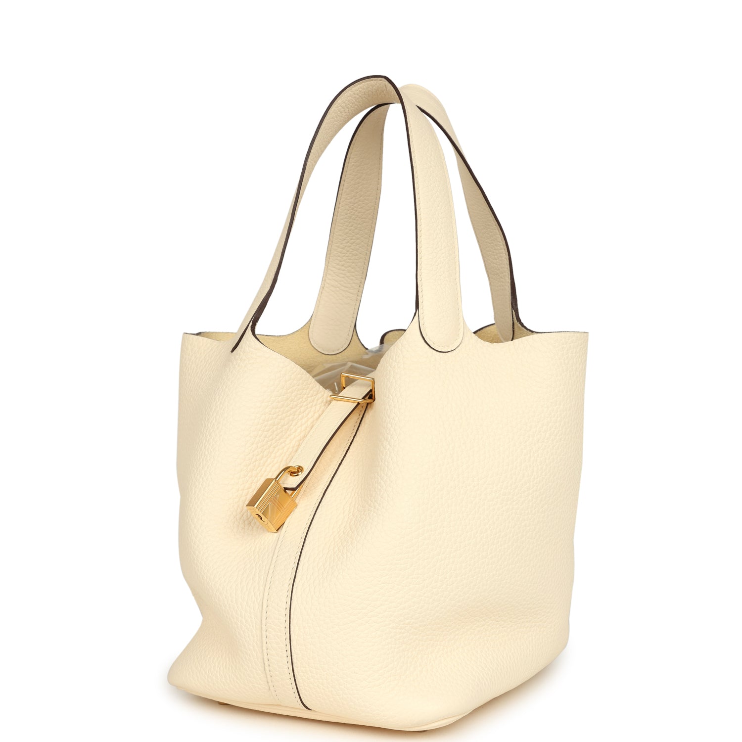 Picotin Lock 22 Nata Clemence Gold Hardware Bag