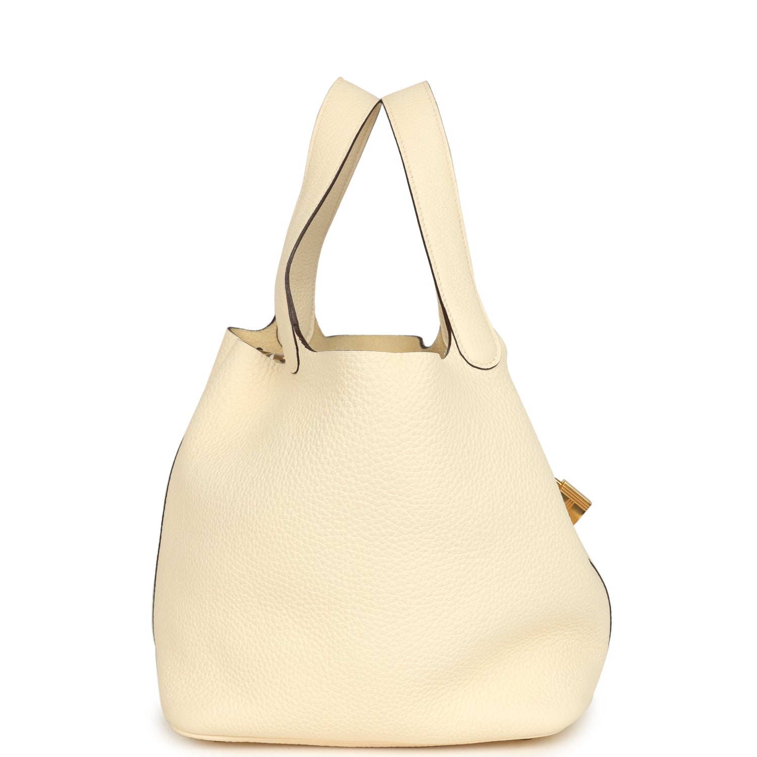 Picotin Lock 22 Nata Clemence Gold Hardware Bag