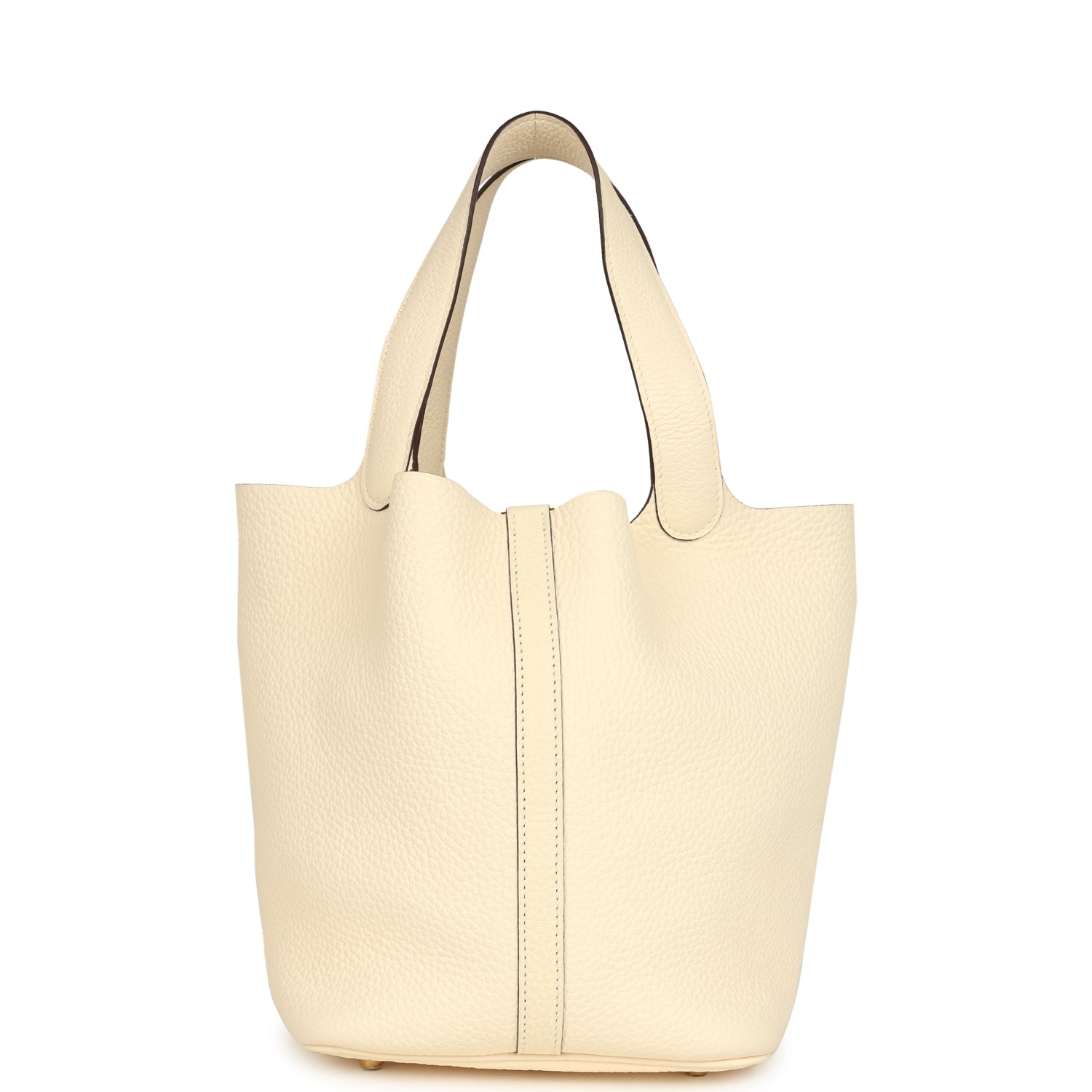 Picotin Lock 22 Nata Clemence Gold Hardware Bag