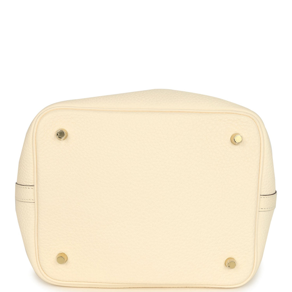Picotin Lock 22 Nata Clemence Gold Hardware Bag