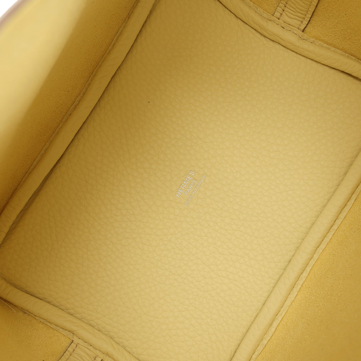Picotin Lock Eclat 18 Jaune Milton Clemence and Vert Vertigo Swift Palladium Hardware Bag