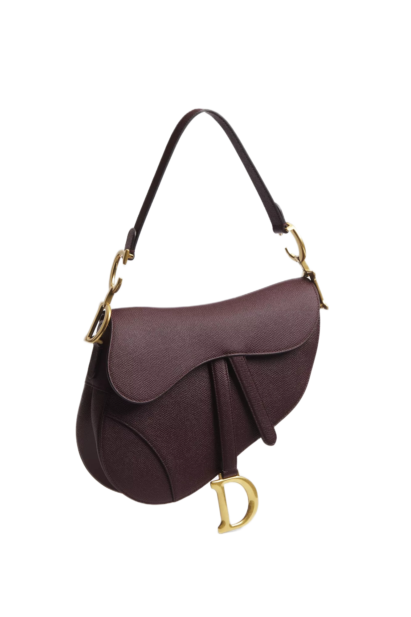 Saddle with Strap Deep Amaranth Bag