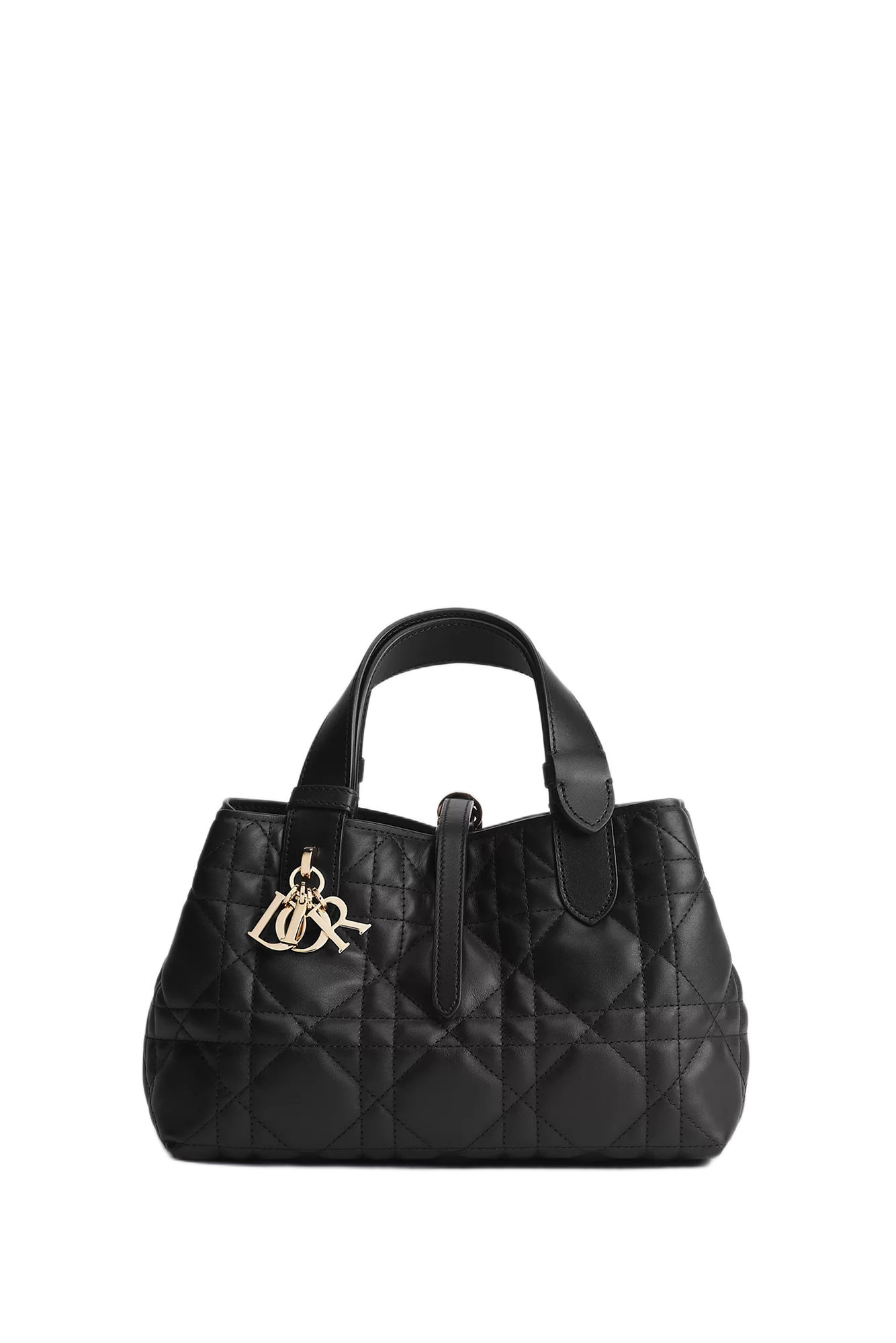 Small Dior Toujours Black Macrocannage Bag