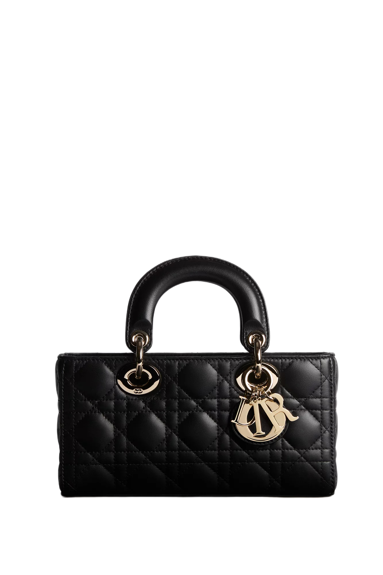 Small Lady D-Joy Black Cannage Bag