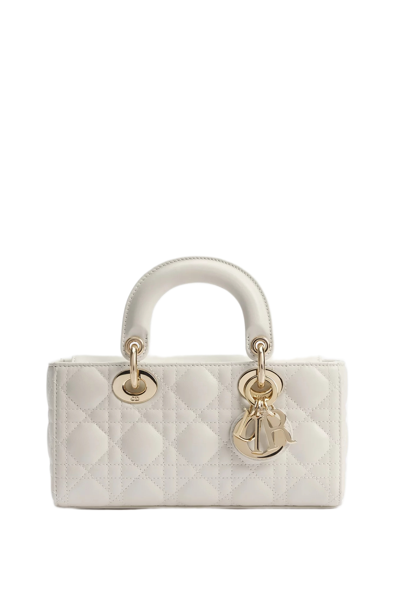 Small Lady D-Joy Latte Cannage Bag