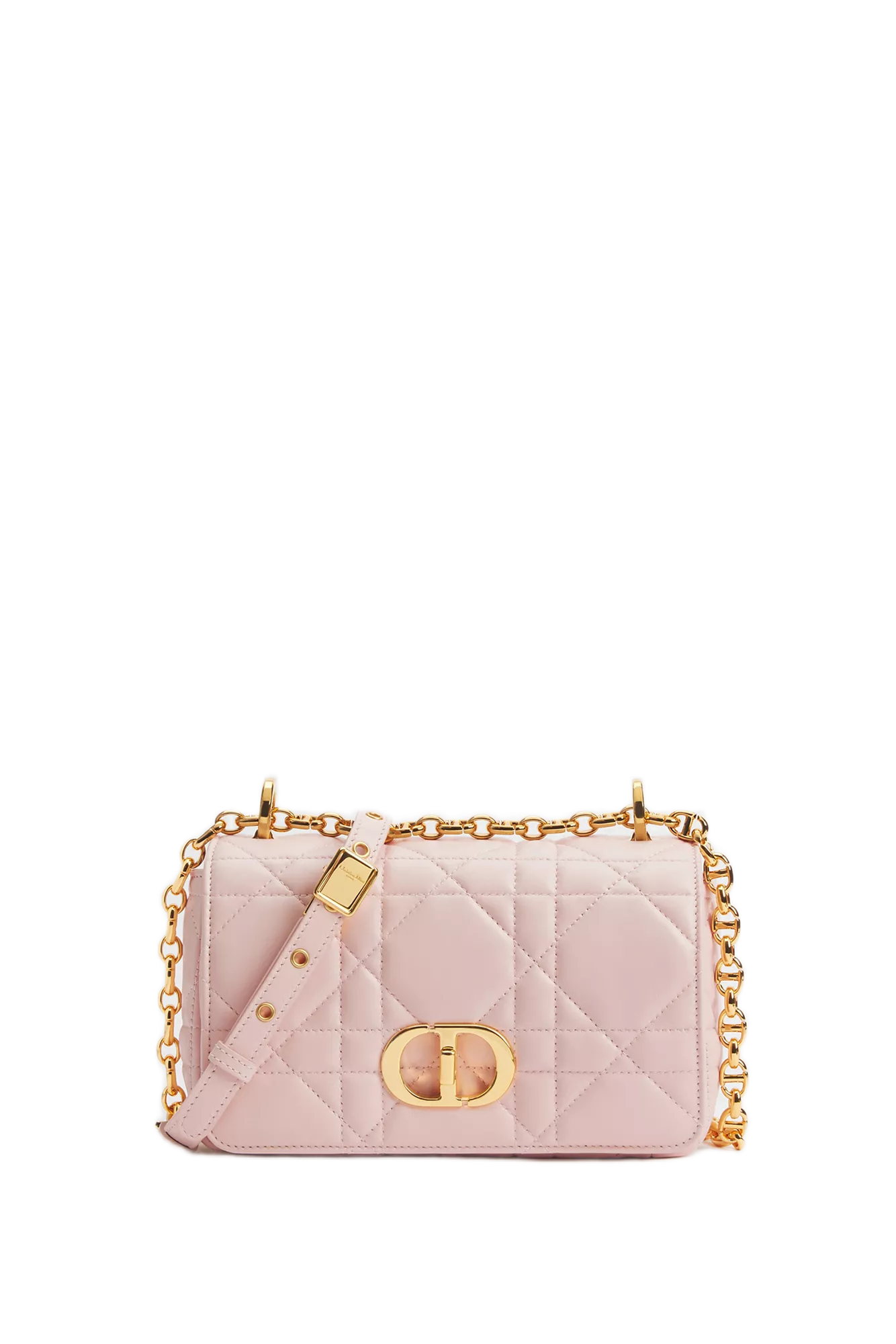 Small Soft Dior Caro Powder Pink Bag