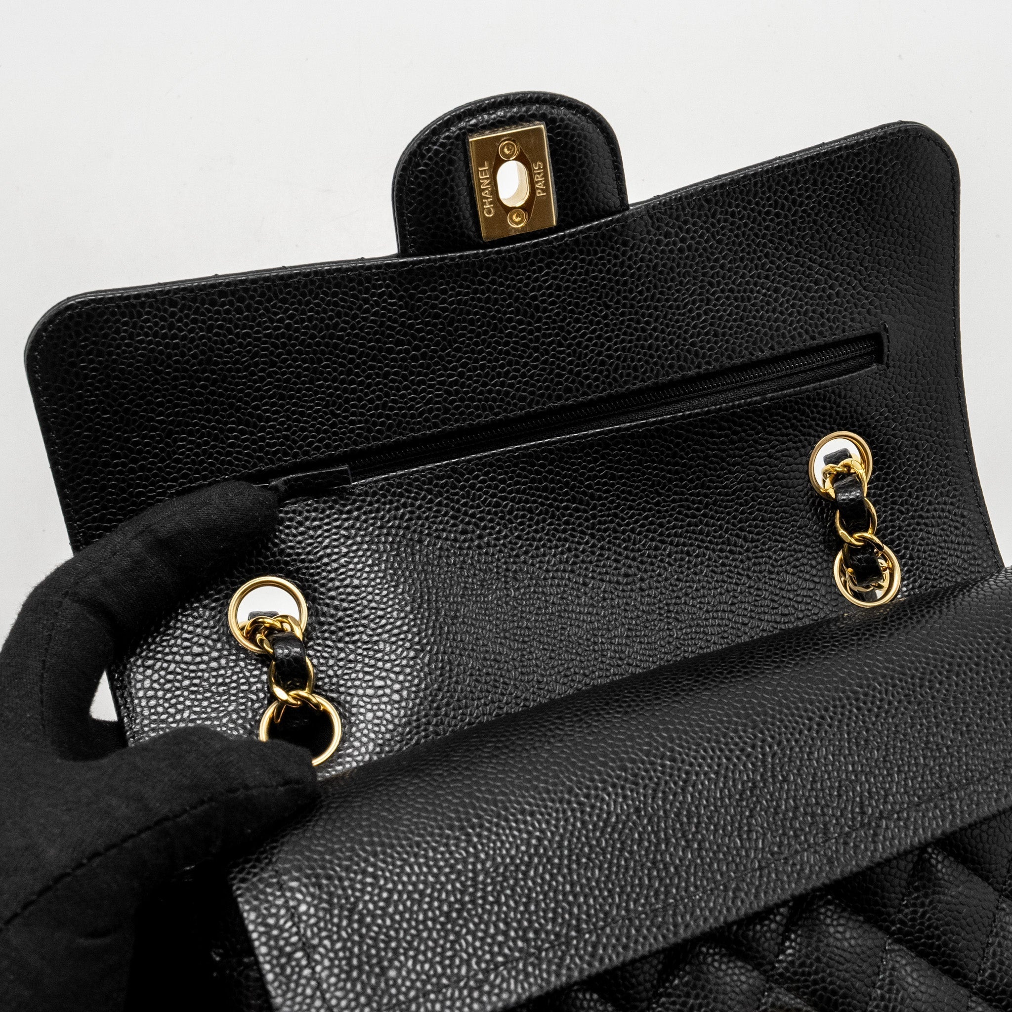 chanel-small-classic-double-flap-bag-caviar-black-ghw-microchip-10
