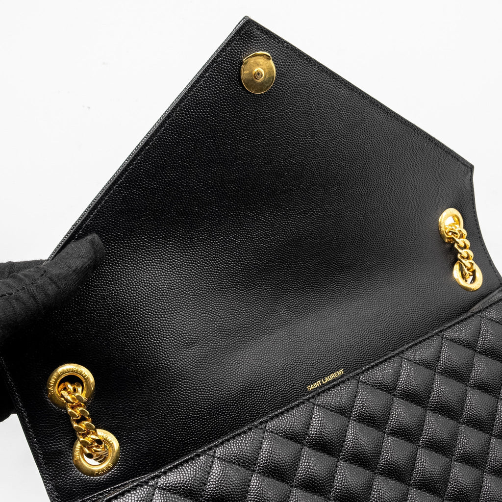 saint-laurent-large-envelope-bag-calfskin-black-ghw