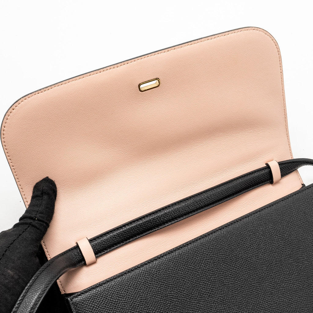 salvatore-ferragamo-gancini-rounded-flap-bag-calfskin-black-ghw