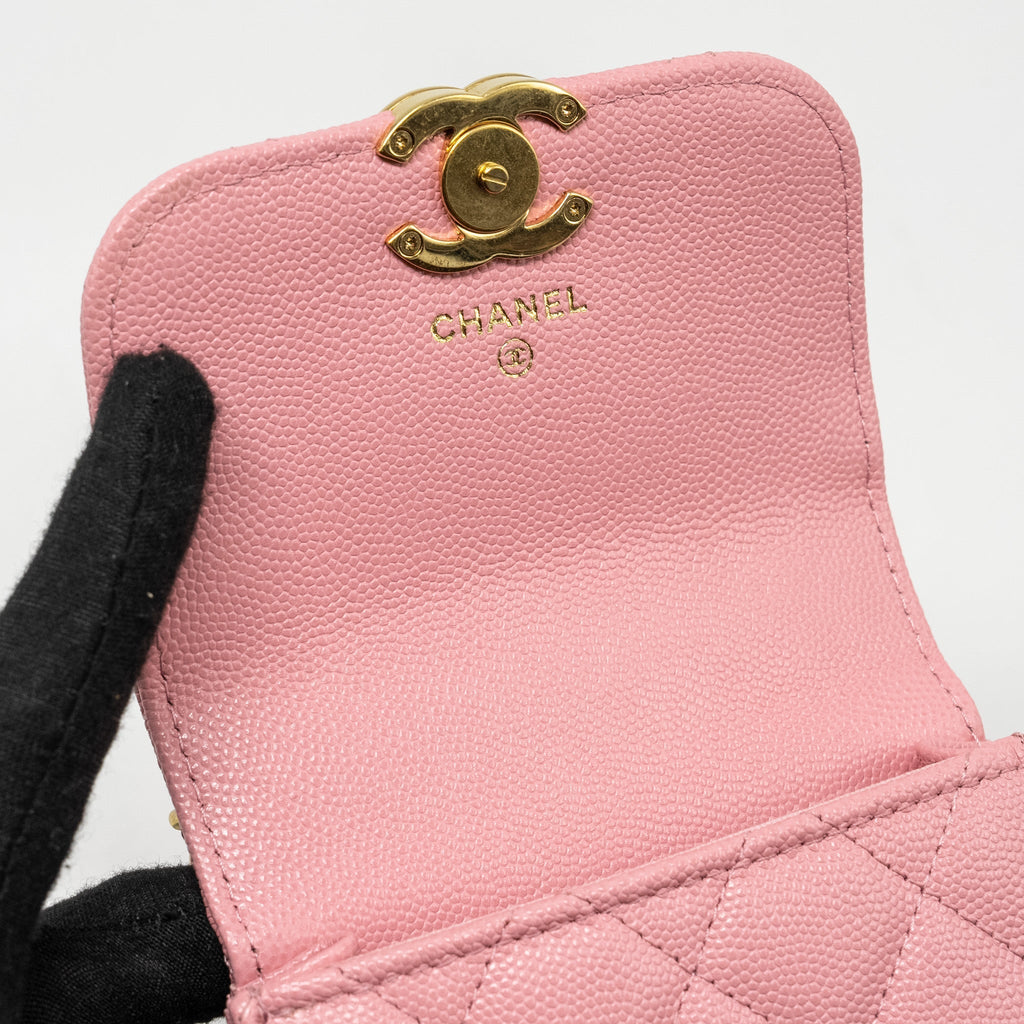 chanel-mini-flap-bag-with-chain-handle-caviar-pink-ghwmicrochip