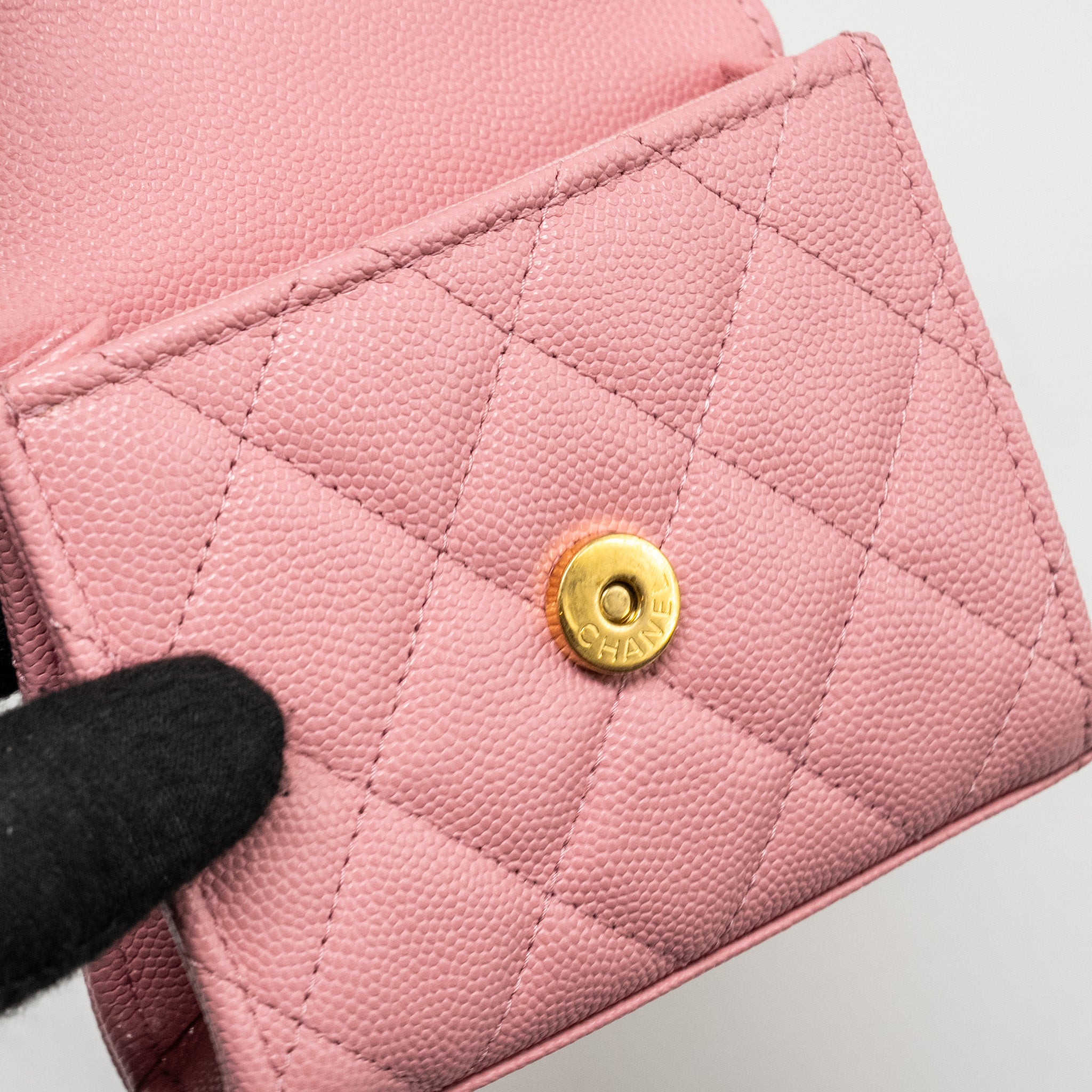 chanel-mini-flap-bag-with-chain-handle-caviar-pink-ghwmicrochip