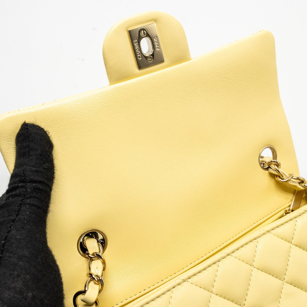 chanel-mini-rectangular-flap-bag-lambskin-yellow-lghw