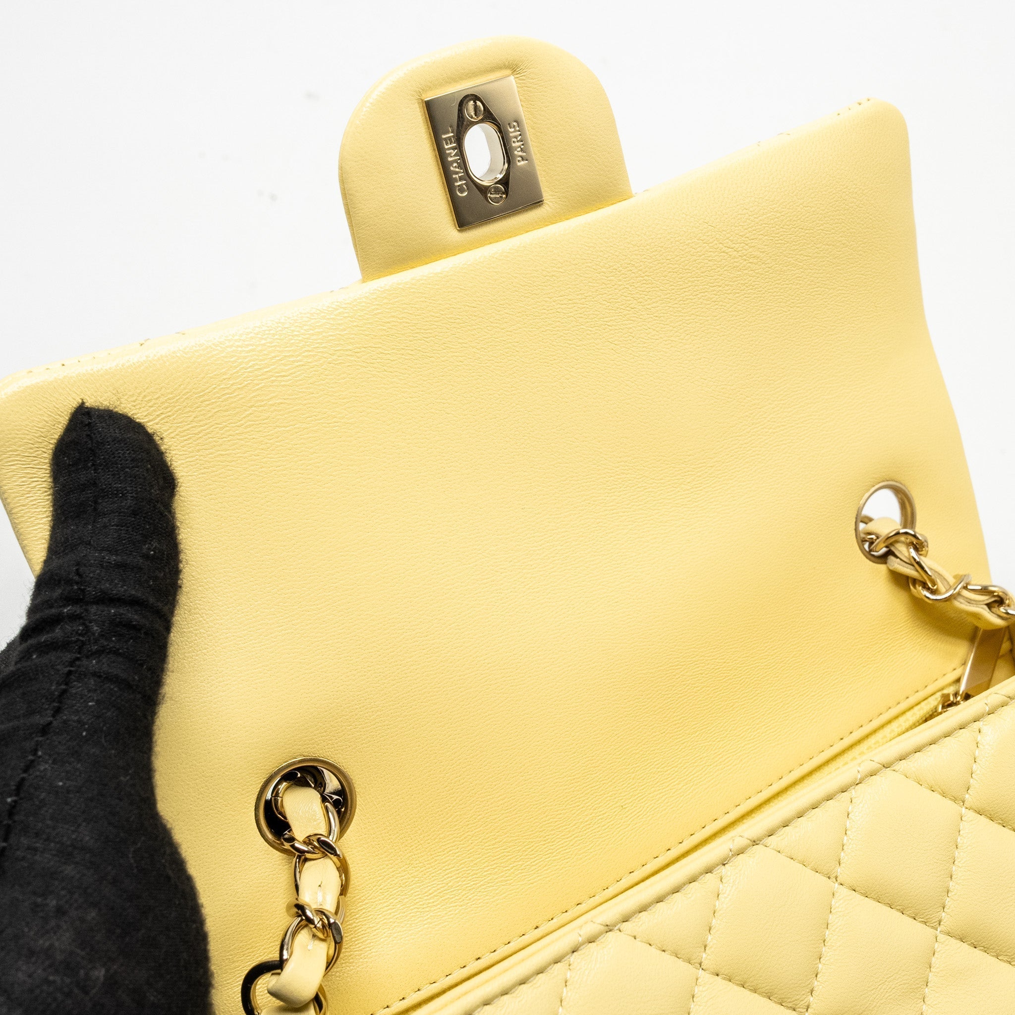 chanel-mini-rectangular-flap-bag-lambskin-yellow-lghw
