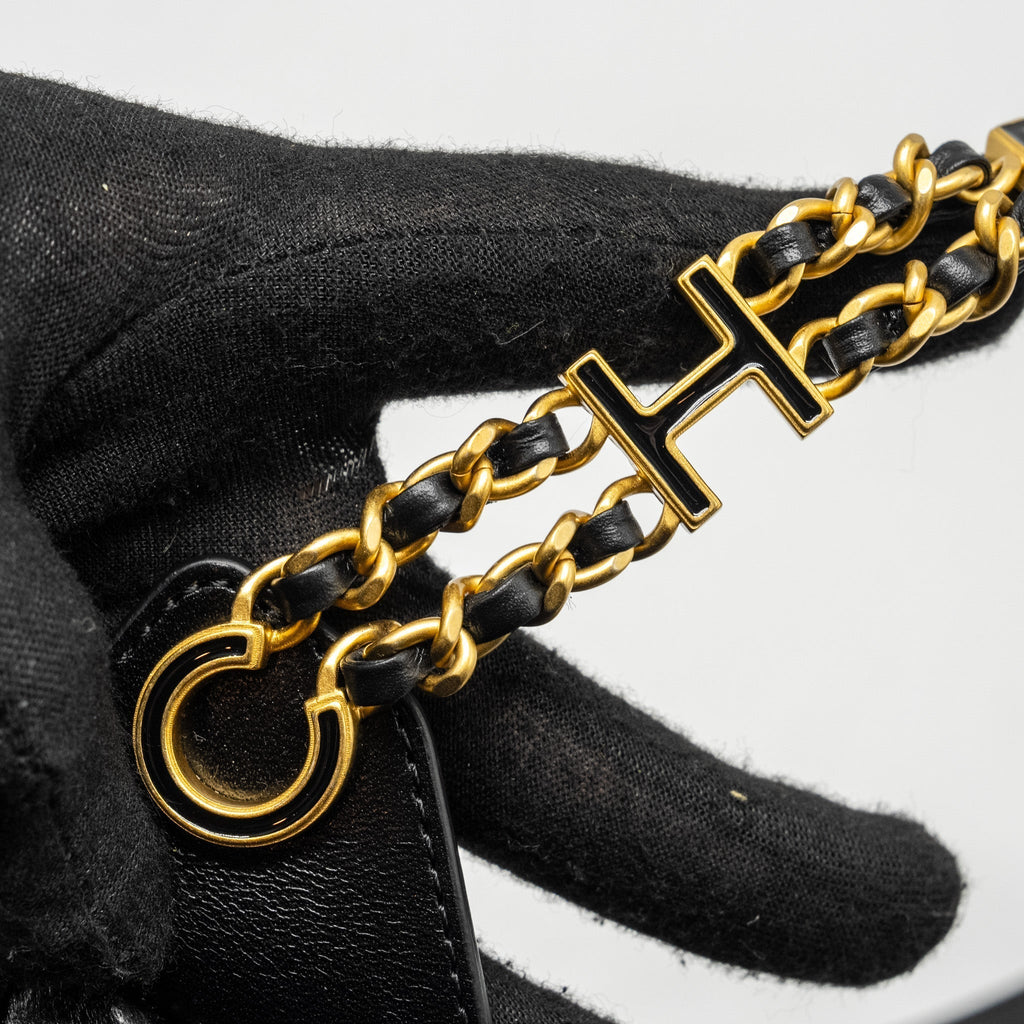 chanel-letter-logo-detailed-waist-bag-lambskin-black-ghw-microchip
