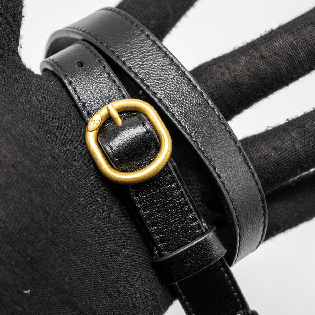 chanel-letter-logo-detailed-waist-bag-lambskin-black-ghw-microchip