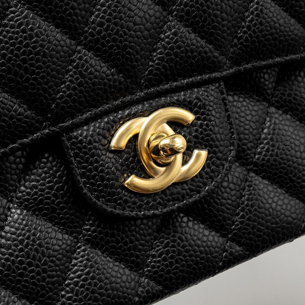 chanel-small-classic-double-flap-bag-caviar-black-ghwmicrochip-3