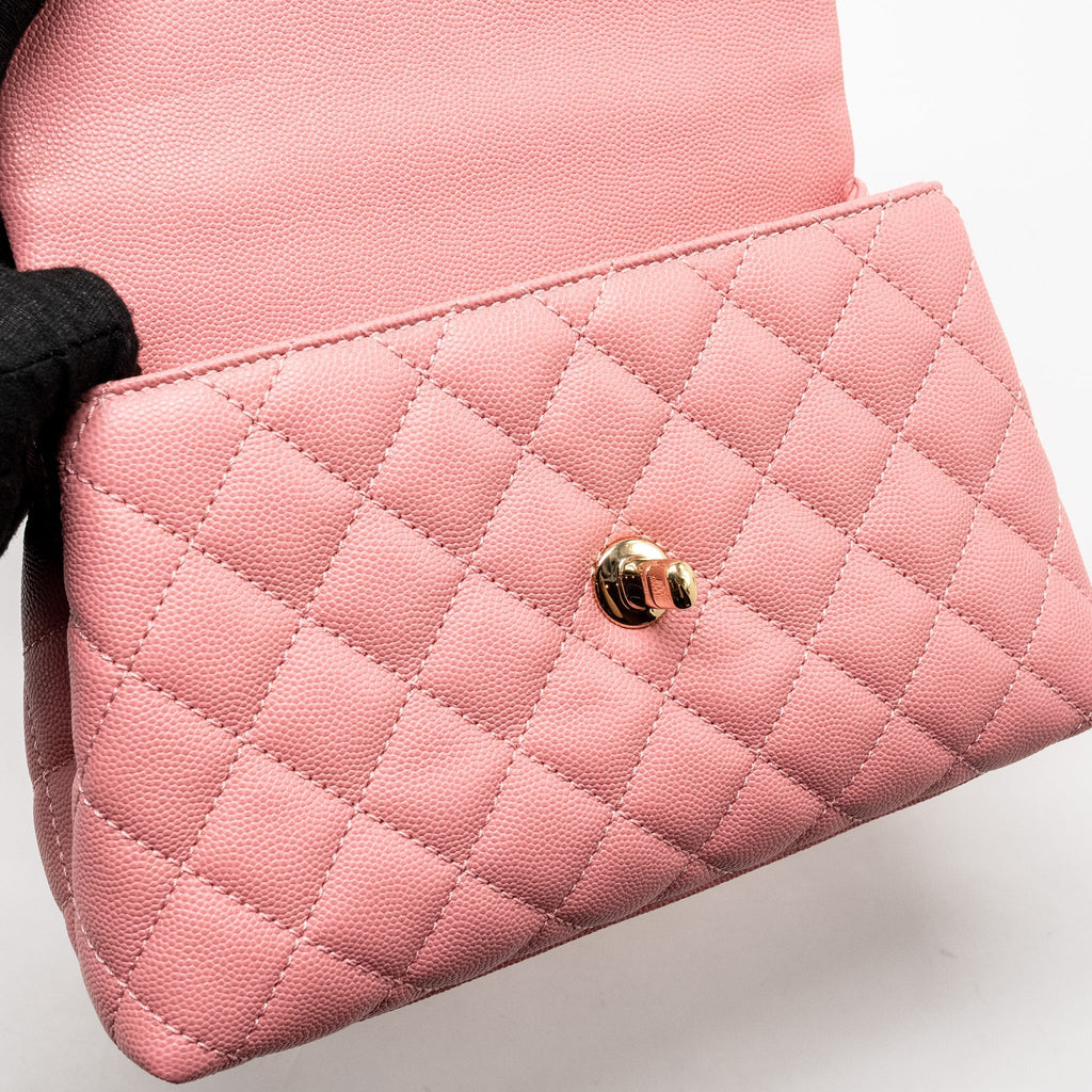 chanel-small-coco-handle-caviar-pink-lghw