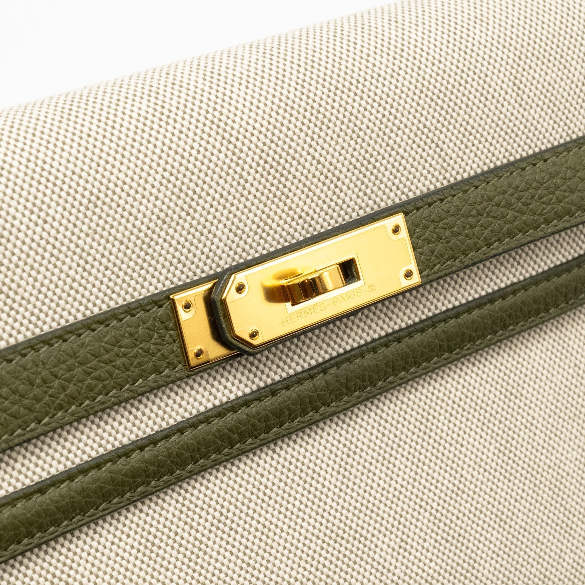 hermes-pochette-kelly-depeches-25-canvas-togo-ecru-beige-vert-olive-ghw-stamp-u