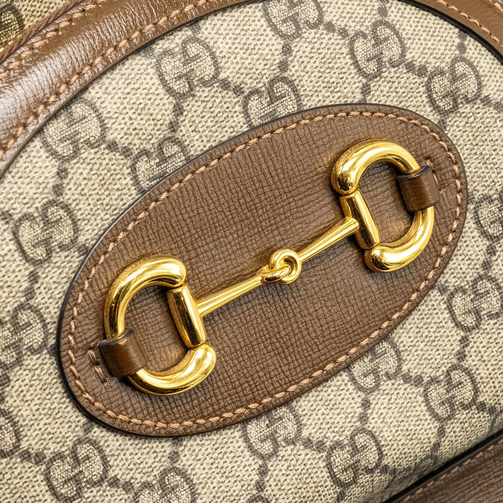 gucci-1955-horsebit-backpack-gg-supreme-canvas-calfskin-brown-ghw