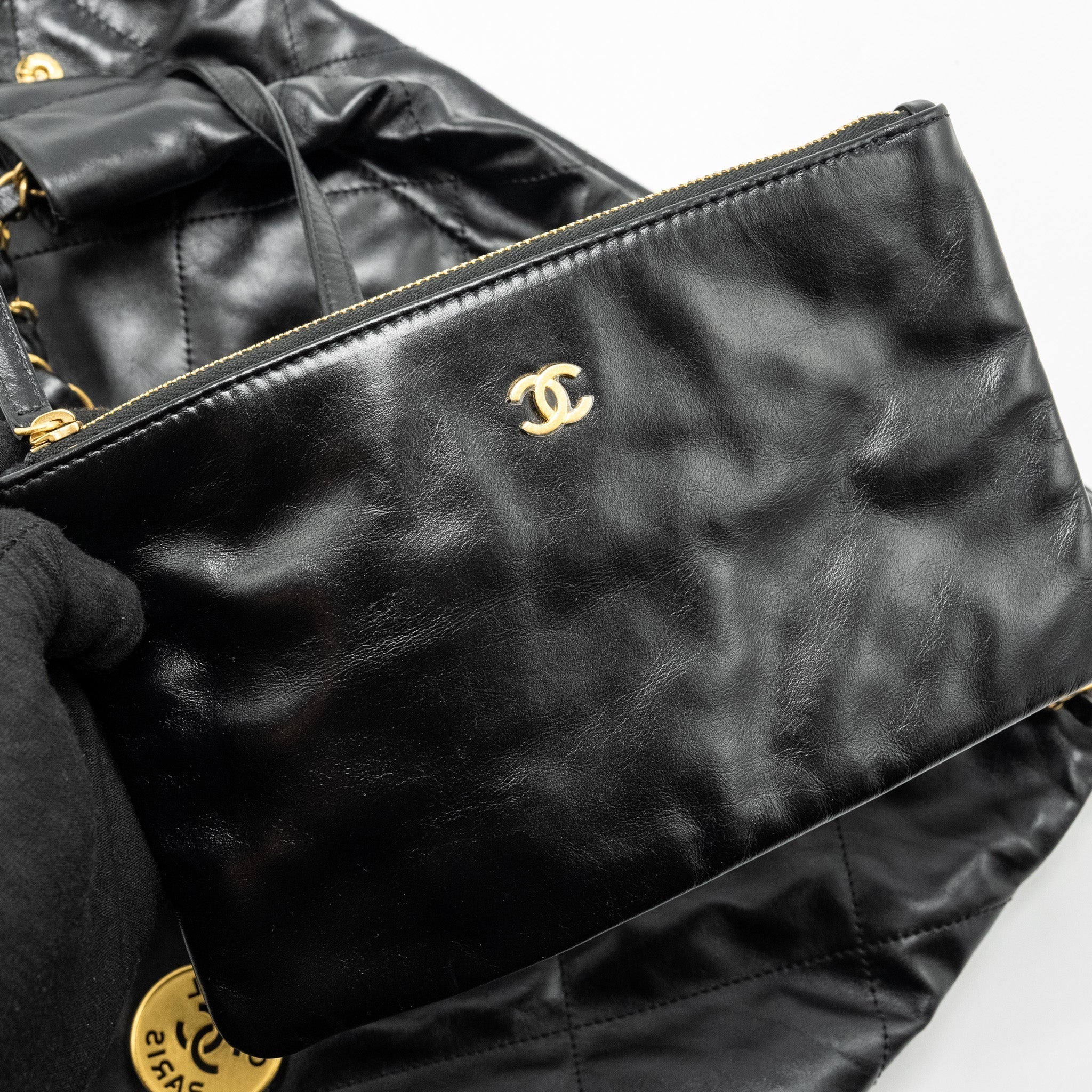chanel-small-22-bag-shiny-calfskin-black-ghwmicrochip