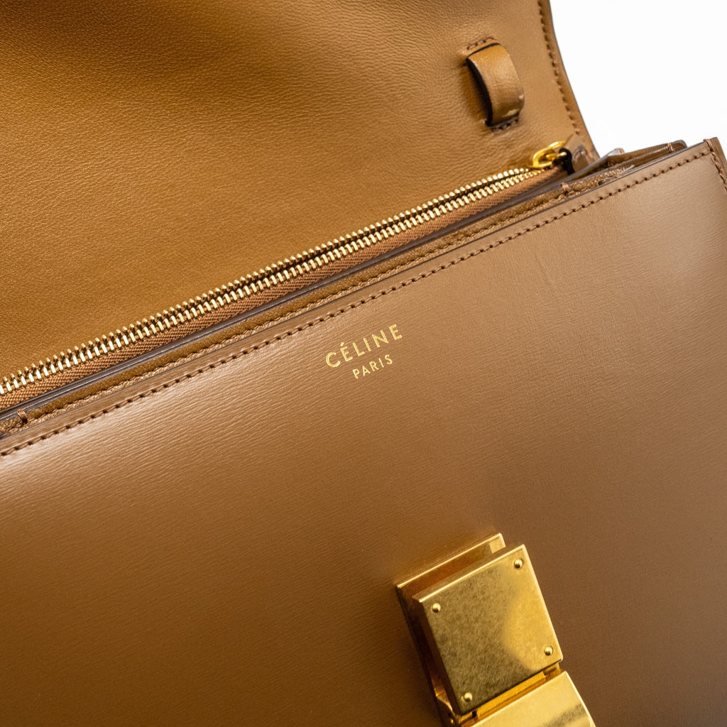 celine-medium-classic-box-calfskin-camel-ghw