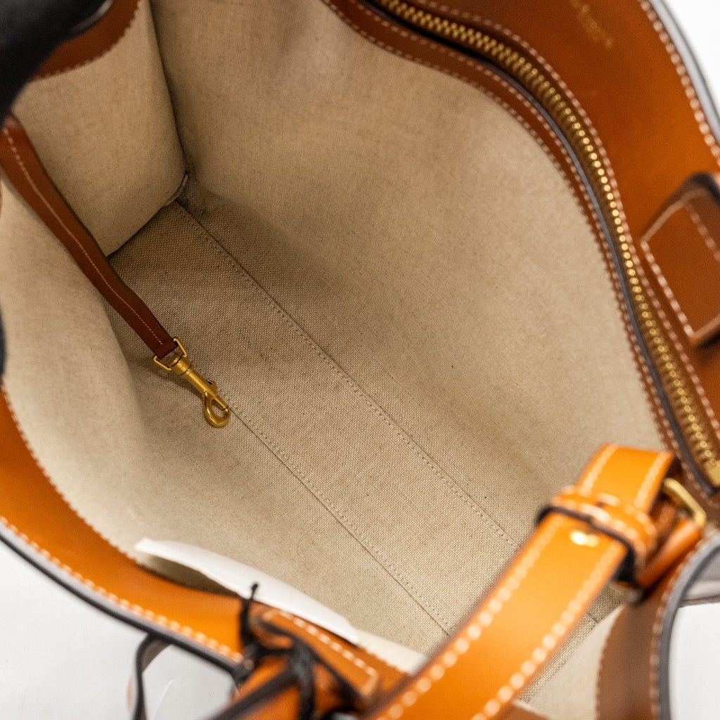 celine-vertical-cabas-tote-in-triomphe-denim-leather-navy-tan-ghw-copy