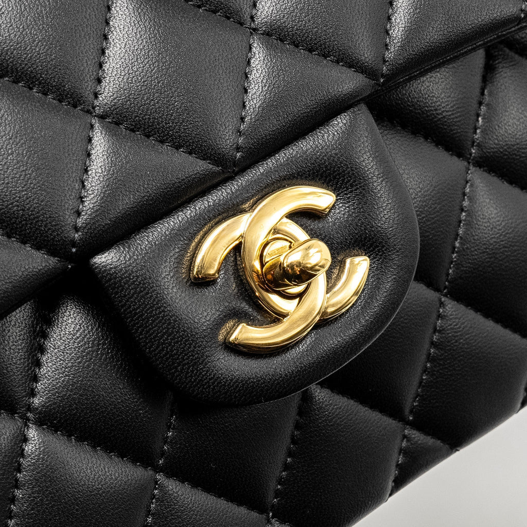 chanel-small-classic-double-flap-bag-lambskin-black-ghwmicrochip