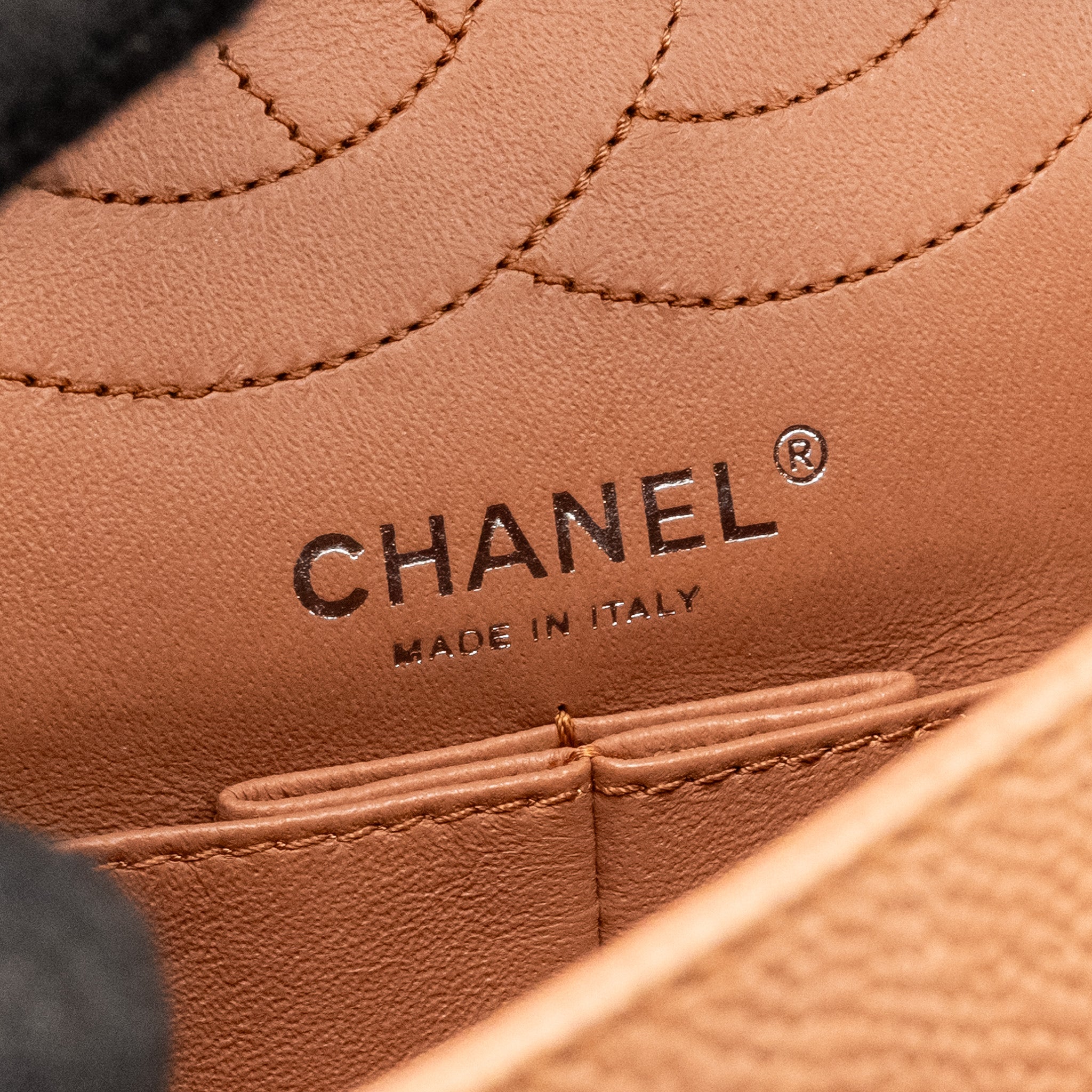 chanel-small-2-55-reissue-flap-bag-grained-calfskin-light-brown-shw-copy