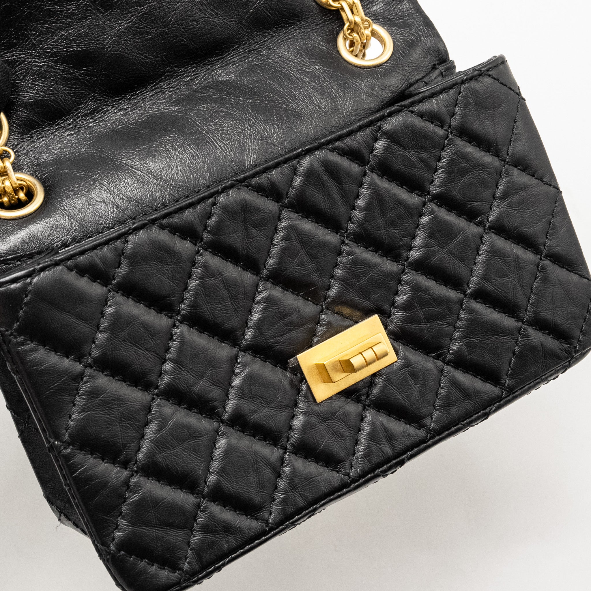 chanel-mini-2-55-reissue-flap-bag-aged-calfskin-black-brushed-ghw-microchip-copy