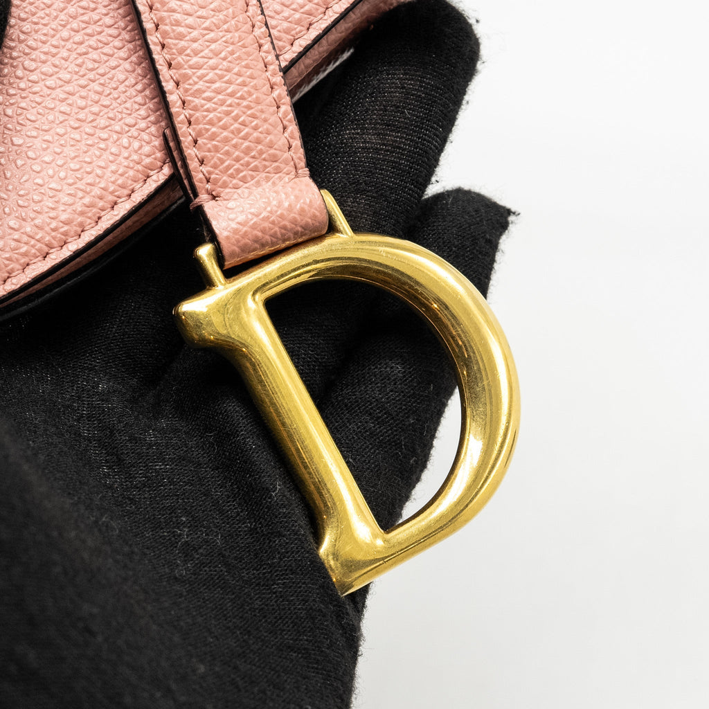 dior-mini-saddle-bag-grained-calfskin-pink-ghw-copy-1