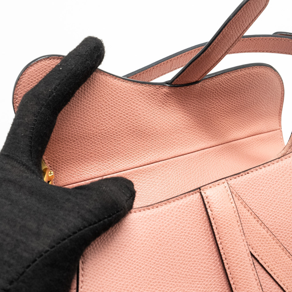 dior-mini-saddle-bag-grained-calfskin-pink-ghw-copy-1