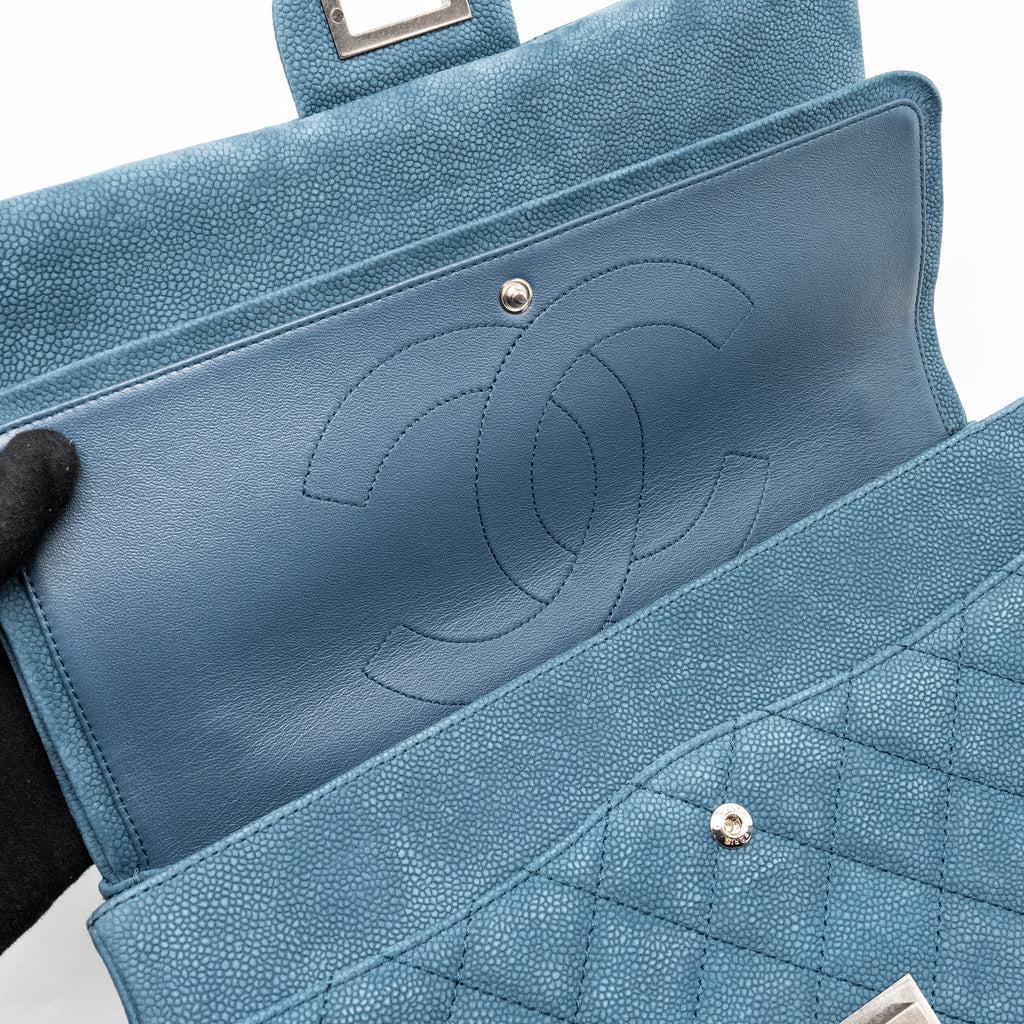 chanel-maxi-2-55-reissue-flap-bag-caviar-blue-ruthenium-hardware